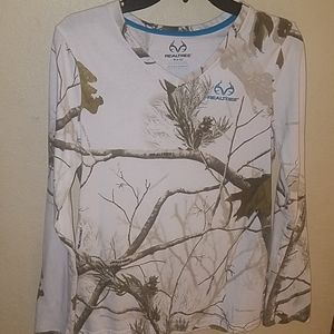 White winter camp shirt